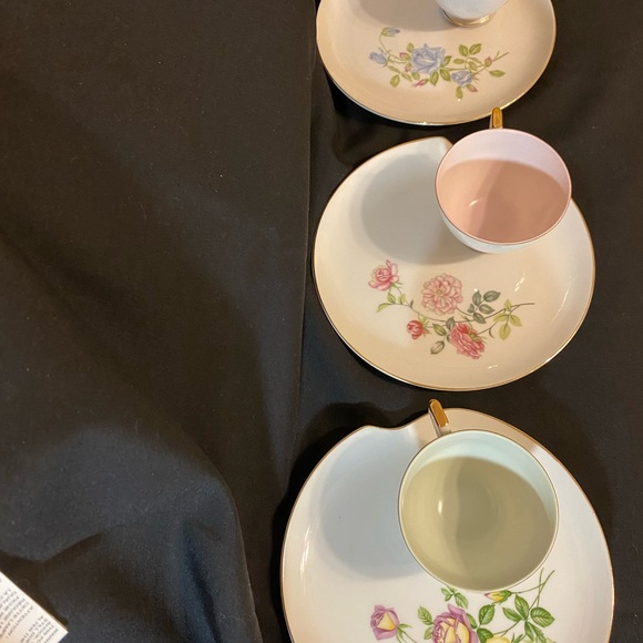vintage LeftonChina Hand painted Cup and snack sets - Picture 3 of 8